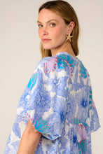 Load image into Gallery viewer, Poupette St. Barth Blouse Flores - Blue Padang