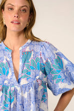 Load image into Gallery viewer, Poupette St. Barth Blouse Flores - Blue Padang