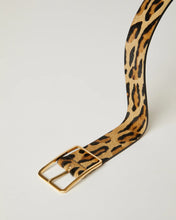 Load image into Gallery viewer, B-Low the Belt Milla Calf-Hair Leather Belt - Leopard