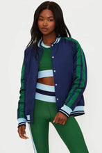Load image into Gallery viewer, Beach Riot Flight Jacket - Ivy Colorblock