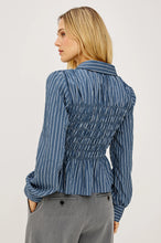 Load image into Gallery viewer, Rails Bradshaw Shirt - Washed Indigo Stripe