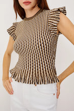 Load image into Gallery viewer, Rails Bryn Top - Brown Stripe