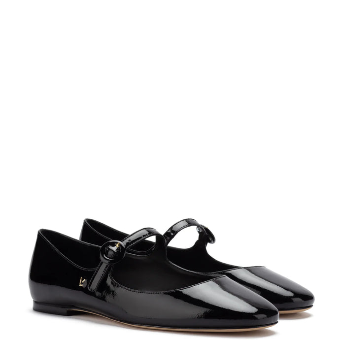 Larroude Blair Ballet Flat - Black Patent