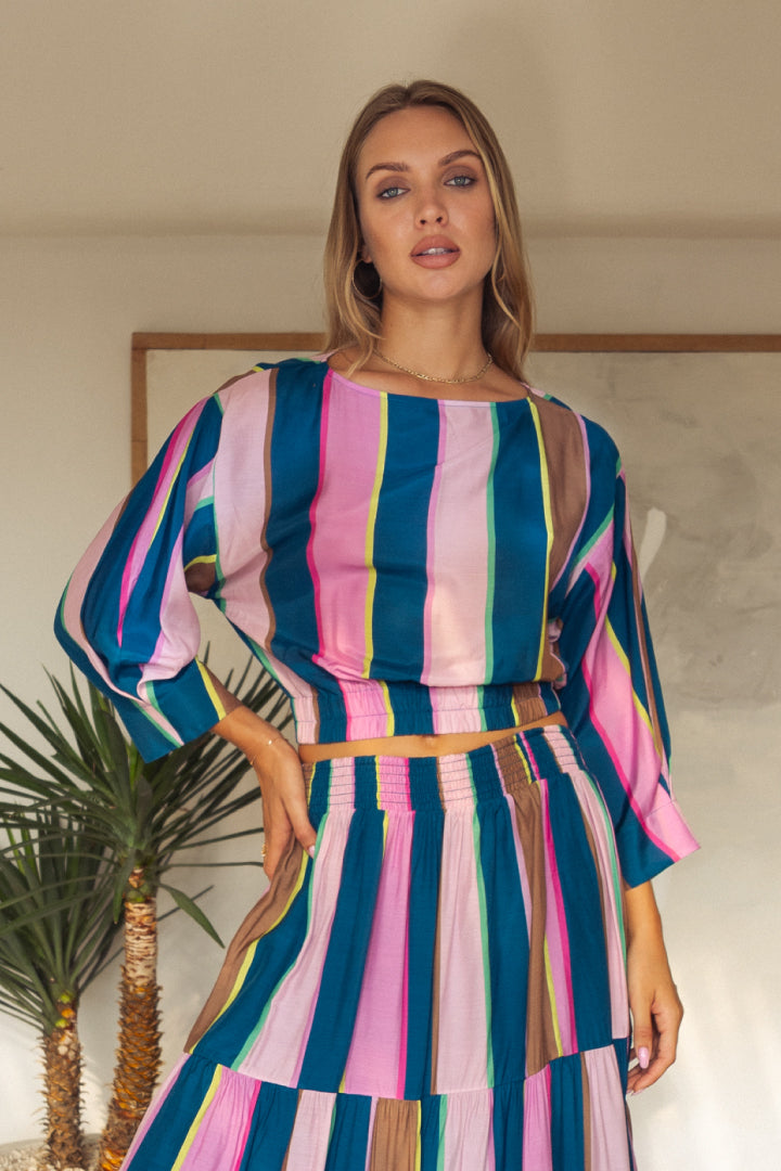 Caballero Remi Top - Cabana Stripe