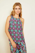 Load image into Gallery viewer, Caballero Caroline Kaleidoscope Batik Reversible Top