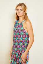 Load image into Gallery viewer, Caballero Caroline Kaleidoscope Batik Reversible Top