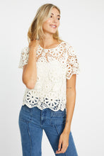 Load image into Gallery viewer, Caballero Carmen Lace Top - Ivory