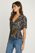 Load image into Gallery viewer, Caballero Rhea Top - Midnight Palm