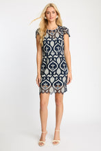 Load image into Gallery viewer, Caballero Vanna Dress - Navy/Cream Lac