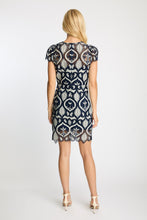 Load image into Gallery viewer, Caballero Vanna Dress - Navy/Cream Lac