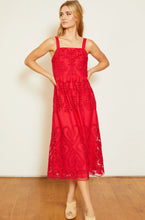 Load image into Gallery viewer, Caballero Liana Lace Dress - Viva Magenta