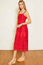 Load image into Gallery viewer, Caballero Liana Lace Dress - Viva Magenta