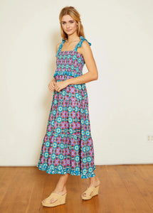 Caballero Delphine Kaleidoscope Batik Dress