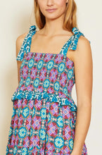 Load image into Gallery viewer, Caballero Delphine Kaleidoscope Batik Dress