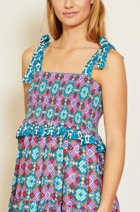 Caballero Delphine Kaleidoscope Batik Dress