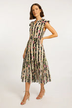 Load image into Gallery viewer, Caballero Claudia Stripe Vine MIdi Dress