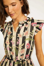 Load image into Gallery viewer, Caballero Claudia Stripe Vine MIdi Dress