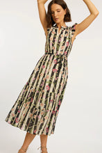 Load image into Gallery viewer, Caballero Claudia Stripe Vine MIdi Dress
