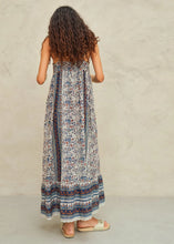 Load image into Gallery viewer, M.A.B.E. Cass Maxi Sundress - Indigo/Rust