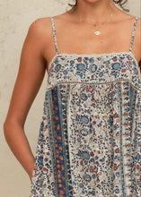 Load image into Gallery viewer, M.A.B.E. Cass Maxi Sundress - Indigo/Rust
