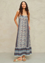Load image into Gallery viewer, M.A.B.E. Cass Maxi Sundress - Indigo/Rust