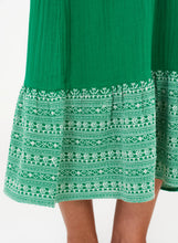 Load image into Gallery viewer, M.A.B.E. Cella Embroidery Dress - Green