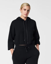 Load image into Gallery viewer, Spanx AirEssentials Cinched Hoodie - Very Black