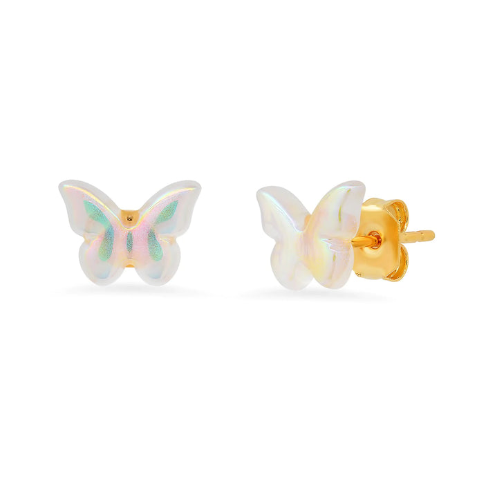 Tai Iridescent Butterfly Studs