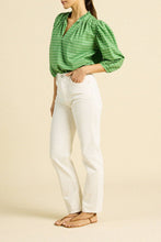 Load image into Gallery viewer, Trovata Orly Blouse - Green Medallion