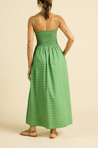 Trovata Carmen Dress - Green Medallion