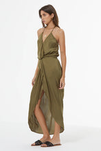 Load image into Gallery viewer, Young Fabulous &amp; Broke Siren Slip Dress - Sea Cucumber