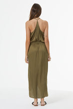 Load image into Gallery viewer, Young Fabulous &amp; Broke Siren Slip Dress - Sea Cucumber