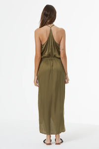 Young Fabulous & Broke Siren Slip Dress - Sea Cucumber