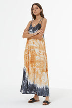 Load image into Gallery viewer, Young Fabulous &amp; Broke Patio Poplin Dress - Sunbaked Spiral Wash