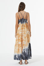 Load image into Gallery viewer, Young Fabulous &amp; Broke Patio Poplin Dress - Sunbaked Spiral Wash