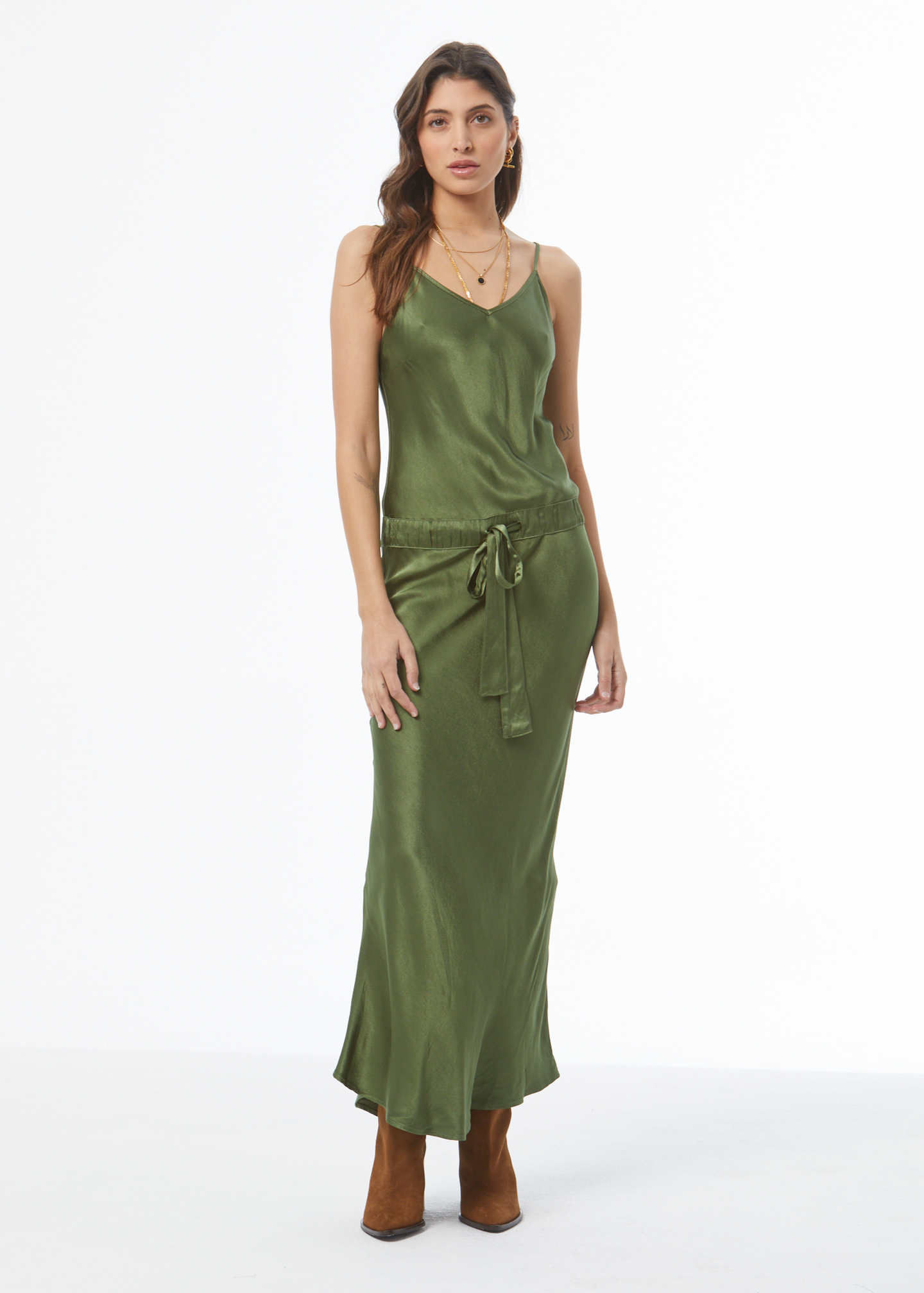 Young Fabulous & Broke Kalani Slip Dress - Wilderness