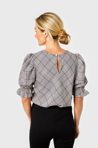 Cartolina Connie Anne Top - Saddle Tweed