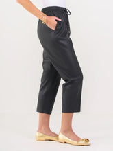 Load image into Gallery viewer, Emily McCarthy Joy Jogger - Black Vegan Leather