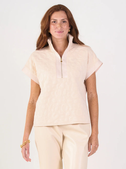 Emily McCarthy Poppy Pullover - Sandstone Cheetah