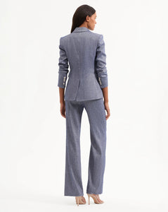 Veronica Beard Miller Dickey Jacket - Blue Melange