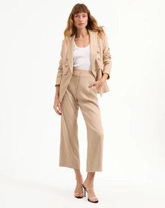 Veronica Beard Miller Dickey Jacket - Khaki Melange