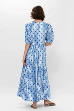 Load image into Gallery viewer, OLIPHANT Puff Sleeve Maxi - Capri Blue