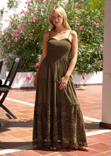 Load image into Gallery viewer, Change of Scenery Cecilia Dress - Martini Calypso Eyelet
