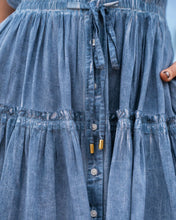 Load image into Gallery viewer, Change of Scenery Charlotte Dress - Stonewash