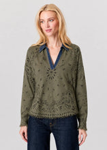 Load image into Gallery viewer, J. Society Denim Collar Bandana Top - 2 Colors