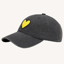 Load image into Gallery viewer, Kerri Rosenthal KR Imperfect Heart Hat - Anthracite-Pear