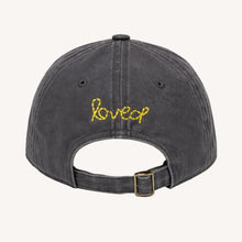 Load image into Gallery viewer, Kerri Rosenthal KR Imperfect Heart Hat - Anthracite-Pear