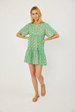 Load image into Gallery viewer, Marea The Tiki Cover Up - Teal Coral