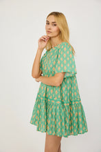 Load image into Gallery viewer, Marea The Tiki Cover Up - Teal Coral