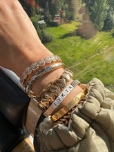 Load image into Gallery viewer, La Lumiere Golden Flat Single Bracelet - 2 Colors